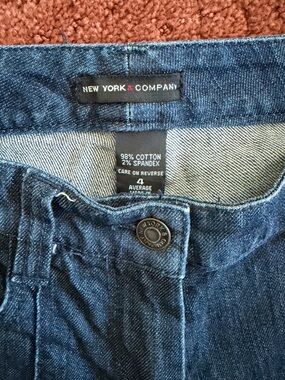 New York & Company Men's Indigo Blue Denim Jeans